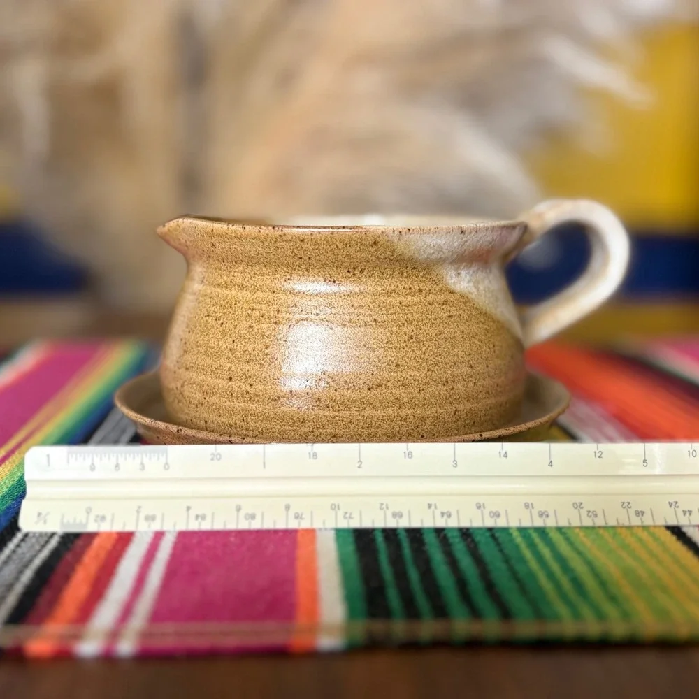 UNIQUE FIND! Handmade Stoneware Batter Bowl | Vintage Ceramic Mixing Bowl